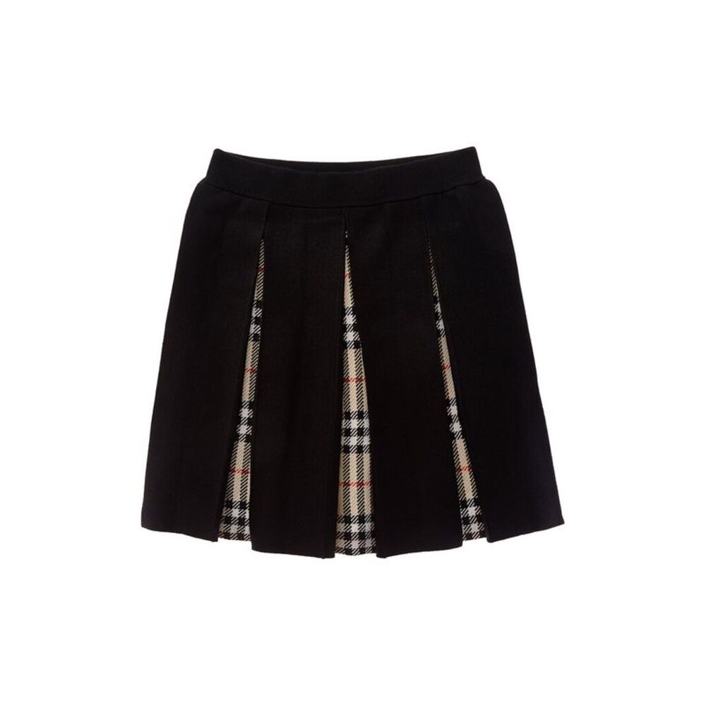 Burberry Girls Wool-Blend Skirt